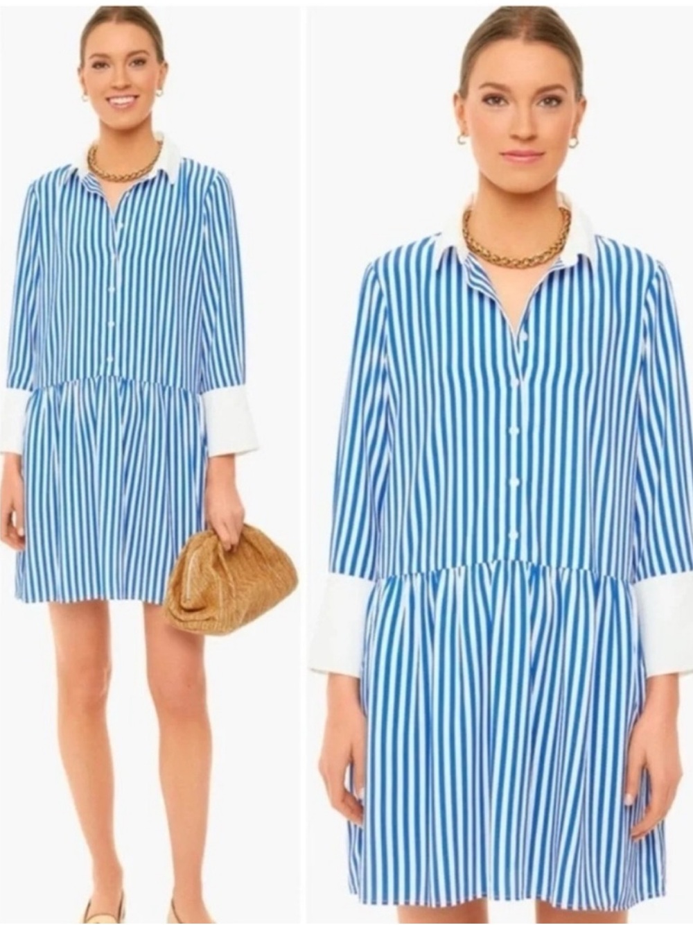 New TUCKERNUCK Striped Hayes Shirt Dress
Size Small